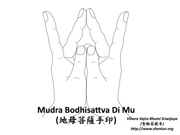 Mudra Bodhisattva Di Mu