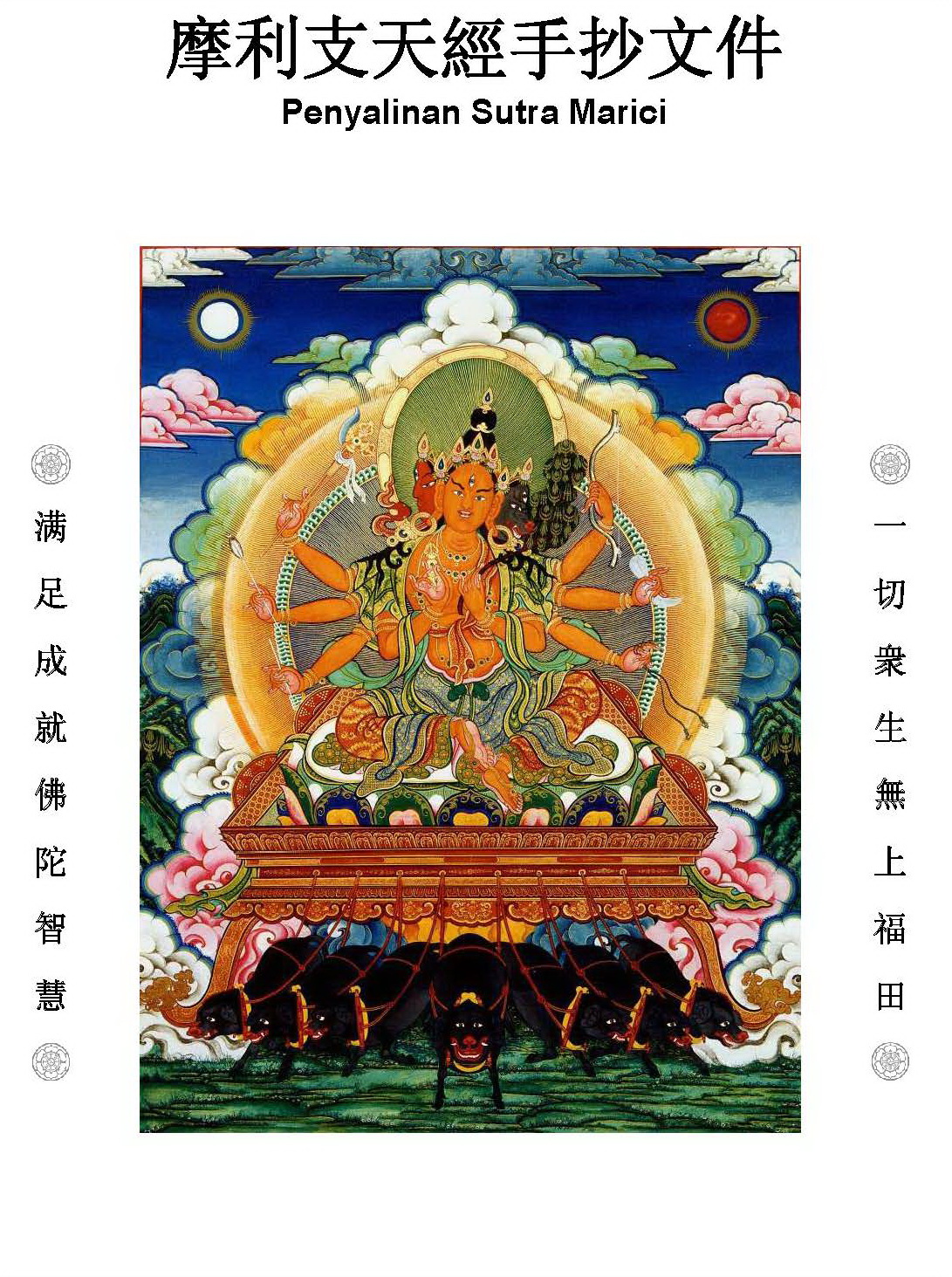 Penyalinan Sutra Marici Bodhisattva